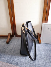 MEDIUM CAMILLE 16 SOFT BAG 36 BLACK IN SMOOTH CALFSKIN