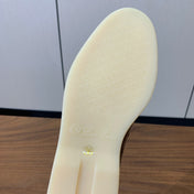 SUMMER WALK LOAFERS BROWN SUEDE SILVER PADLOCK CHARM