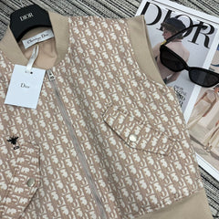DIOR 25S JACQUARD PADDED GILET 797