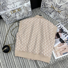 DIOR 25S JACQUARD PADDED GILET 797