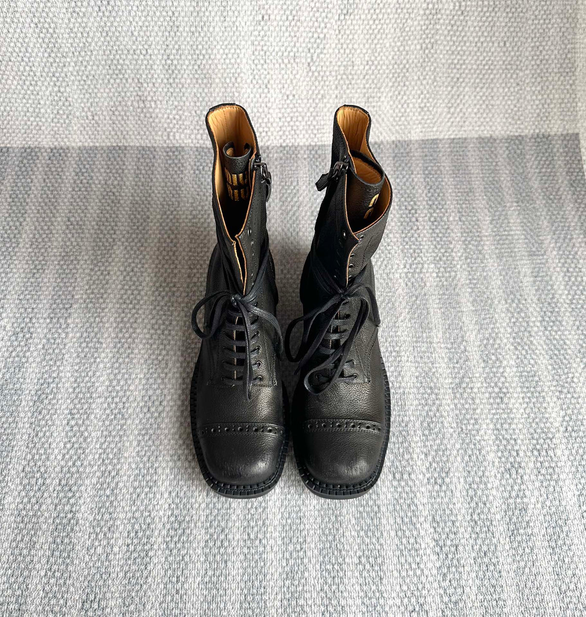 Boots Black Color Calfskin