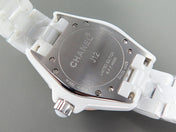 J12 Date Quartz White Ceramic Stainless Graffiti Limited