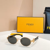 FIRST CRYSTAL CHUNKY OVAL FRAME SUNGLASSES 40277 IN METAL