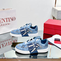 VALENTINO 25S GARAVANI VL7N SNEAKERS IN BLUE DENIM