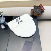 BEANIE HAT IN WHITE WOOL 435029