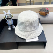 BUCKET HAT IN WHITE WOOL 436747
