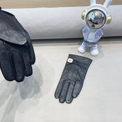 GLOVES IN BLACK LAMBSKIN 463791