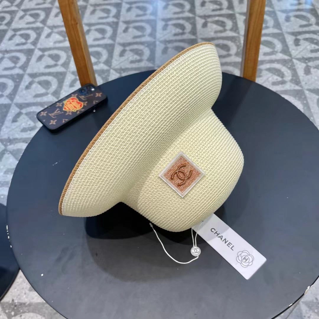 STRAW CLOCHE HAT IVORY 672757