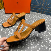 IZZY 50 MM SANDAL IN BRONZE BROWN SHEEPSKIN