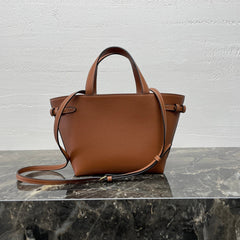 MINI CABAS ANAÏS CUIR TRIOMPHE 21 IN BRONZE ORANGE GRAINED CALFSKIN