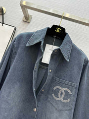 CHANEL 25S DENIM SHIRT STYLE 235