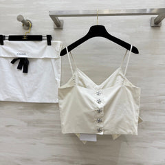 CHANEL 25S SPAGHETTI STRAP TOP STYLE 243