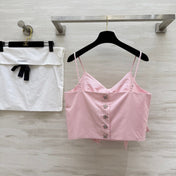 CHANEL 25S SPAGHETTI STRAP TOP STYLE 245