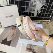 HEADBAND EMBELLISHED FLOWER AND PEARL IN IVORY WHITE SILK 194316