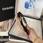 HEADBAND CRYSTALS LOGO IN BLACK VOILE 414443