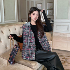 CHANEL 25S ROUND NECK TWEED VEST STYLE 152