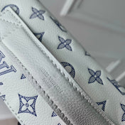 RUSH BUMBAG 30 IN WHITE MONOGRAM SHADOW CALFSKIN