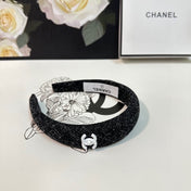 BLACK TWEED HAIRBAND 124639