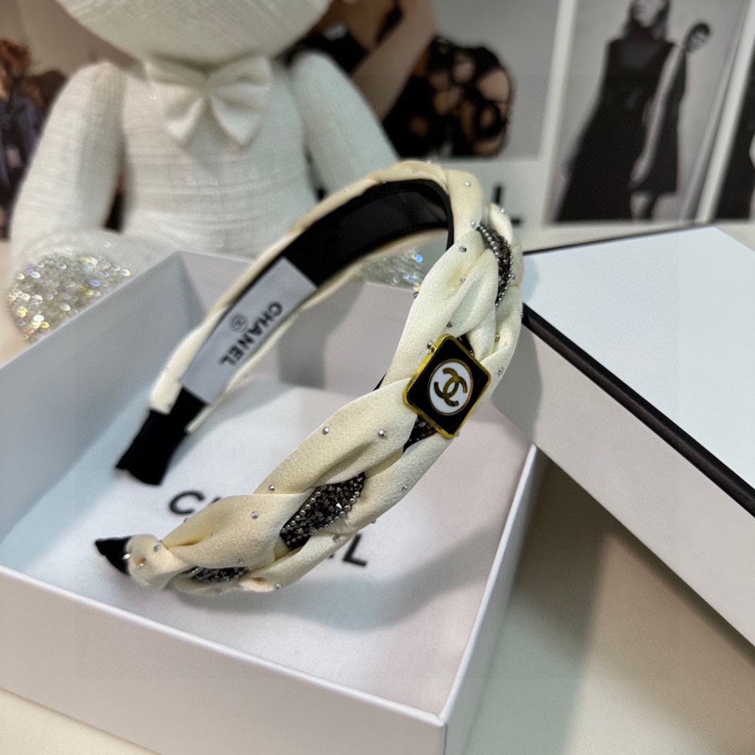 HAIRBAND CC LOGO WHITE FOR WOMEN 151339