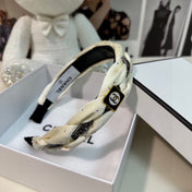 HAIRBAND CC LOGO WHITE FOR WOMEN 151339