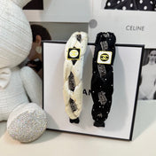 HAIRBAND CC LOGO BLACK FOR WOMEN 151340