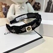 HAIRBAND CC LOGO BLACK FOR WOMEN 151340