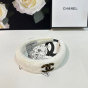 WHITE SHEARLING HEADBAND 151384