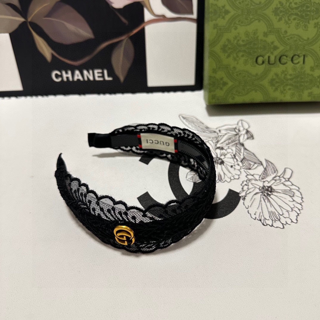 HAIRBAND IN BLACK LACE 295830