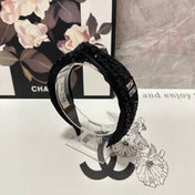 HEADBAND IN BLACK VELVET SEQUINS-EMBELLISHED 361159