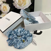 SKY BLUE VELVET TWO-PIECE SET 412457