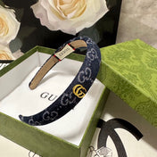 HAIRBAND IN MIDNIGHT BLUE DENIM 432817