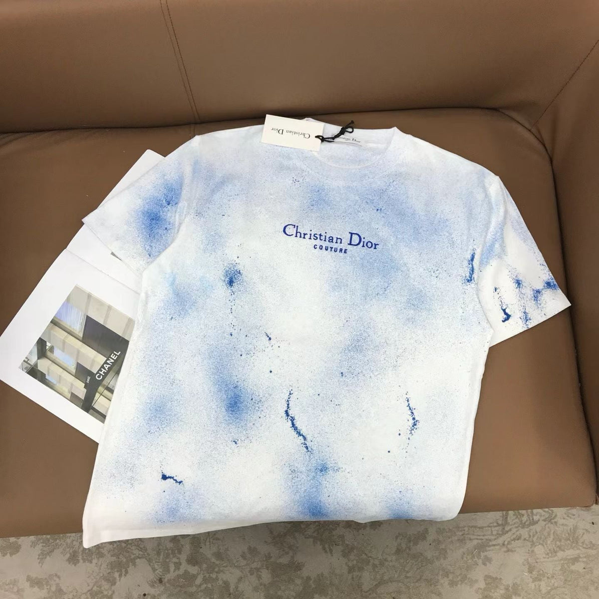 DIOR 25S SHORT-SLEEVE CREW NECK T-SHIRT 856