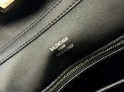 RODEO MINI BAG 22 IN BLACK SMOOTH CALFSKIN SILVER HARDWARE