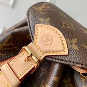 MONTSOURIS MINI BACKPACK 25 IN BROWN MONOGRAM CANVAS