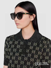 ROUND FRAME SUNGLASSES 59898 IN ACETATE