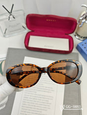 OVAL FRAME SUNGLASSES 58053 IN ACETATE