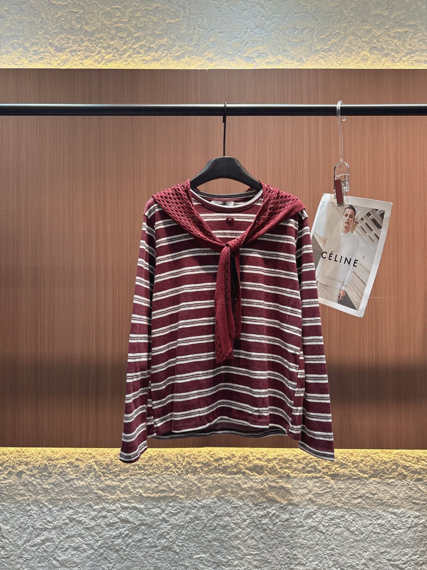 ALO T-SHIRT WITH SCARF STYLE 152