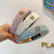 SIMPLE HAIRBAND IN WHITE TWEED 282733