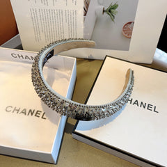 SILVER FABRIC WITH SEQUINS HAIRBAND 412428