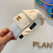 WHITE FABRIC HAIRBAND 418884