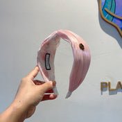 CHIFFON HEADBAND CREPE PINK 429327
