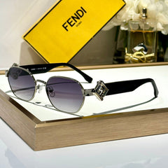 TRAVEL ROUND FRAME SUNGLASSES FE40148l  IN METAL AND ACETATE