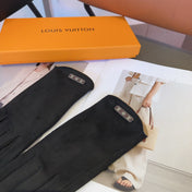 LV GLOVES IN BLACK WOOL 467979