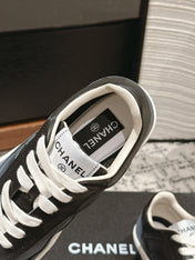 SNEAKER IN BLACK MIX COOL GRAY HAND-POLISHED CALFSKIN 977825