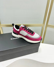 SNEAKER IN BARBIE PINK SUEDE AND GREY BREATHABLE MESH