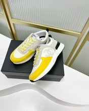 SNEAKER IN LIGHT YELLOW MIX GREY SUEDE