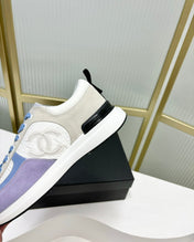 SNEAKER IN AMETHYST PURPLE MIX GREY SUEDE