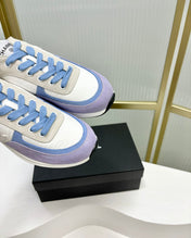 SNEAKER IN AMETHYST PURPLE MIX GREY SUEDE