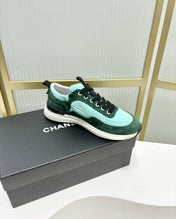 SNEAKER IN GREEN MINT MIX FOREST GREEN SUEDE