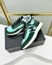 SNEAKER IN GREEN MINT MIX FOREST GREEN SUEDE